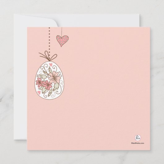 Uitnodiging tot Pasen (Achterkant)