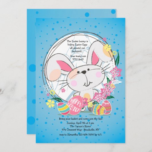 Uitnodiging tot Pasen (Voorkant / Achterkant)