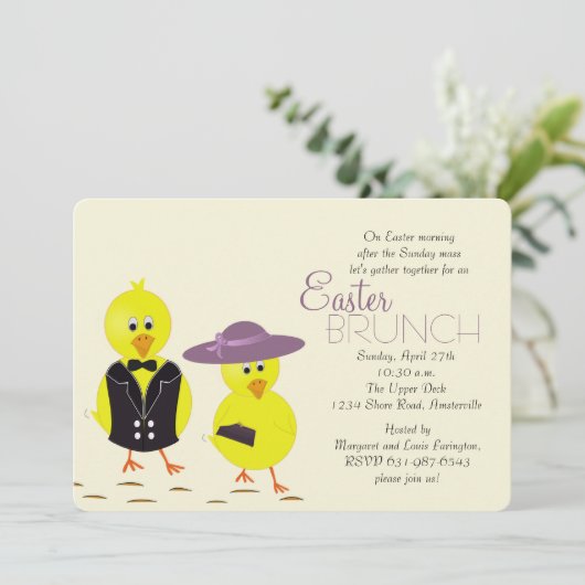 Uitnodiging tot Pasen (Staand voorkant)