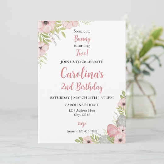 Uitnodiging tot Pasen (Staand voorkant)