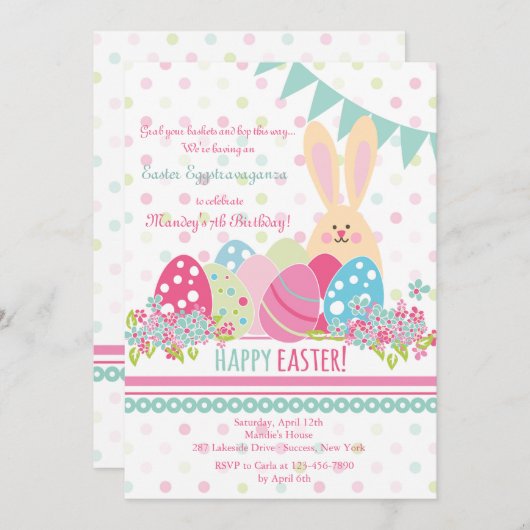 Uitnodiging tot Pasen (Voorkant / Achterkant)