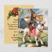  uitnodiging tot Pasen (Voorkant / Achterkant)