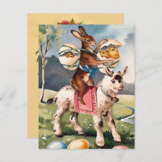 uitnodiging tot Pasen (Voorkant / Achterkant)