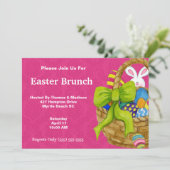 Uitnodiging tot Pasen-Brunch (Staand voorkant)