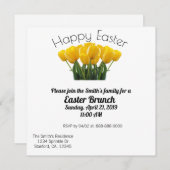 Uitnodiging tot Pasen-Brunch (Voorkant / Achterkant)