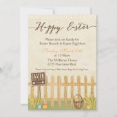 Uitnodiging tot Pasen-Brunch (Voorkant)