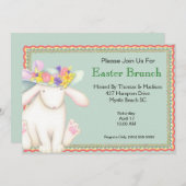 Uitnodiging tot Pasen-Brunch (Voorkant / Achterkant)
