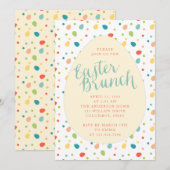 Uitnodiging tot Pasen-Brunch (Voorkant / Achterkant)