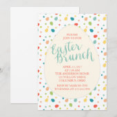 Uitnodiging tot Pasen-Brunch (Voorkant / Achterkant)