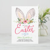 Uitnodiging tot Pasen Brunch, Uitnodiging tot Pase (Staand voorkant)