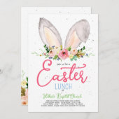 Uitnodiging tot Pasen Brunch, Uitnodiging tot Pase (Voorkant / Achterkant)