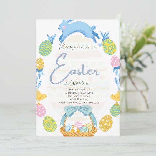 Uitnodiging tot Pasen, Uitnodiging van de Jacht va (Staand voorkant)