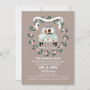 Uitnodiging tot Passen getrouwd na het huwelijk