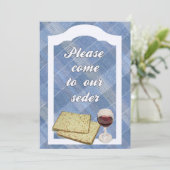 Uitnodiging tot Passover Seder (Staand voorkant)