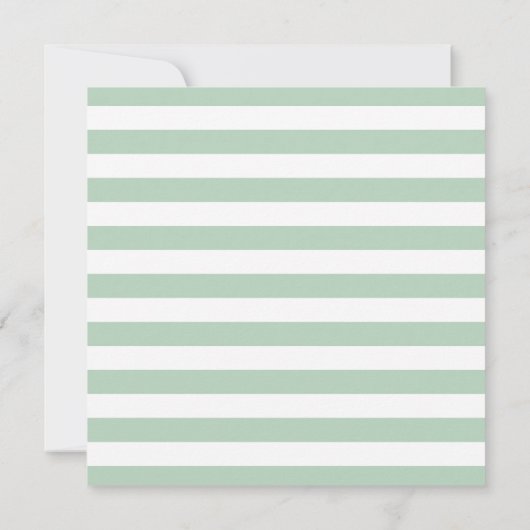 Uitnodiging tot peach en Mint Nautical Baby shower (Achterkant)