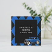 Uitnodiging tot pensionering (Staand voorkant)