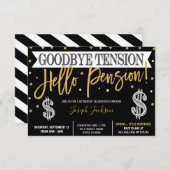 Uitnodiging tot pensionering (Voorkant / Achterkant)