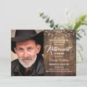 Uitnodiging tot pensionering (Staand voorkant)