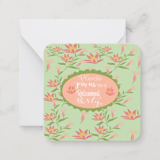 Uitnodiging tot pensionering (Voorkant)