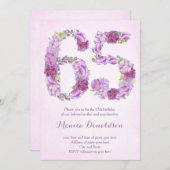 Uitnodiging tot pensionering, 65e uitnodiging op z (Voorkant / Achterkant)