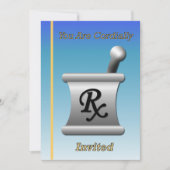 Uitnodiging tot pensionering apotheker (Voorkant)