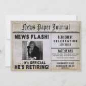 Uitnodiging tot pensionering - FOTO-INSERT/Nieuws  (Voorkant)