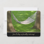 Uitnodiging tot pensionering Hammock (Voorkant)