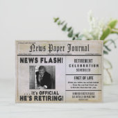 Uitnodiging tot pensionering — KrantenFOTO/Persona (Staand voorkant)