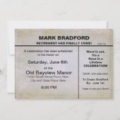 Uitnodiging tot pensionering — KrantenFOTO/Persona (Achterkant)