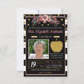 Uitnodiging tot pensionering leraar school (Voorkant)