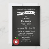 Uitnodiging tot pensionering met leerkrachten (Voorkant)