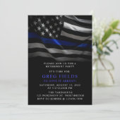 Uitnodiging tot pensionering, pensionering van pol (Staand voorkant)