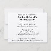 Uitnodiging tot pensionering - Sepia Boerderij Tru (Achterkant)