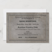 Uitnodiging tot pensionering - Tensie-Pensioen (Achterkant)