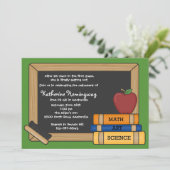 Uitnodiging tot pensionering van Blackboard Teache (Staand voorkant)