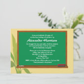 Uitnodiging tot pensionering van de Groene Chalkbo (Staand voorkant)