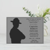 Uitnodiging tot pensionering van rijkswachters (Staand voorkant)