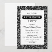 Uitnodiging tot pensionering voor touringcars (Voorkant / Achterkant)