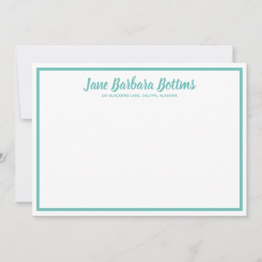 Uitnodiging tot persoonlijke informatieve nota's (Voorkant)