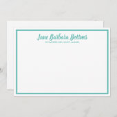 Uitnodiging tot persoonlijke informatieve nota's (Voorkant / Achterkant)