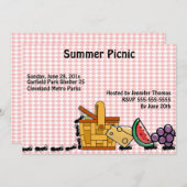 Uitnodiging tot picknick Thief (Voorkant / Achterkant)