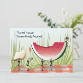 Uitnodiging tot Picnic, Partij of Familie (Staand voorkant)