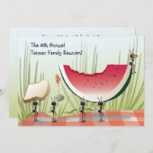 Uitnodiging tot Picnic, Partij of Familie (Voorkant / Achterkant)