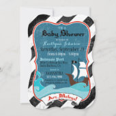 Uitnodiging tot piraterij voor schepen en Baby sho (Voorkant)