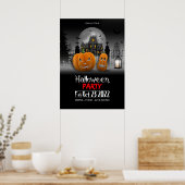 Uitnodiging tot Poster van Halloween Party (Keuken)
