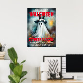 Uitnodiging tot Poster van Halloween Party (Thuiskantoor)