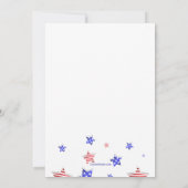 Uitnodiging tot president op dag van sterren (Achterkant)