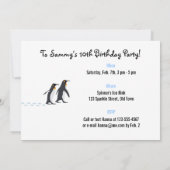 Uitnodiging tot Prints van Penguin (Achterkant)