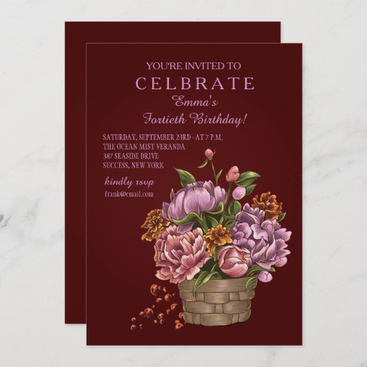 Uitnodiging tot regeling (Voorkant / Achterkant)