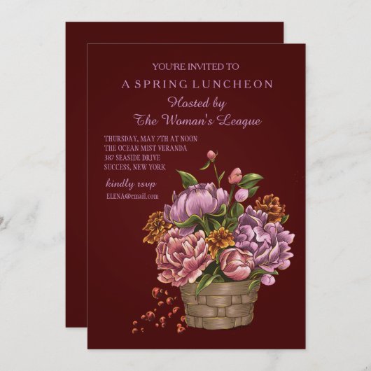 Uitnodiging tot regeling (Voorkant / Achterkant)